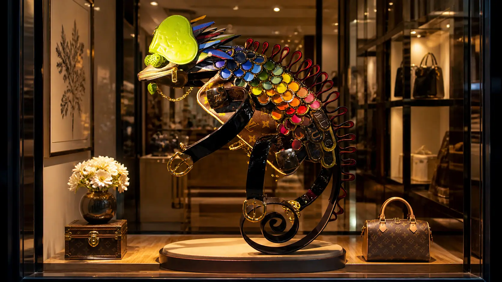 Louis Vuitton vitrina