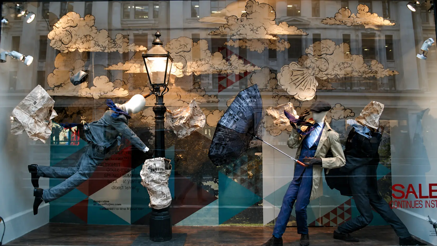 Hackett London vitrina